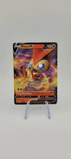Pokemon TCG: Victini V 025/202 Ultra Rare - Sword & Shield Base Set - NM - Image 2