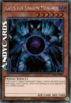 CAIUS THE SHADOW MONARCH • Segreta Platino • RA03 EN194 • 1Ed • Yugioh ANDYCARDS - Image 1