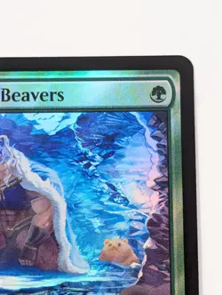 MTG Magic the Gathering Commune with Beavers (182/764) Final Fantasy NM FOIL - Image 3