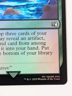MTG Magic the Gathering Commune with Beavers (182/764) Final Fantasy NM FOIL - Image 5