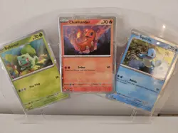 Pokemon Scarlet & Violet 151 Promo Card Set | Bulbasaur • Charmander • Squirtle - Image 1