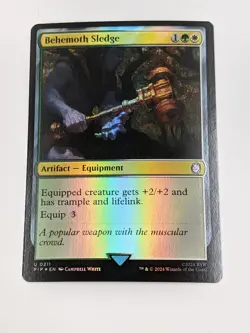 Behemoth Sledge - PIP 0211 - MTG Magic the Gathering Fallout Foil - Image 1