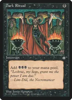 MTG - Dark Ritual - Ice Age - Magic the Gathering - Image 1