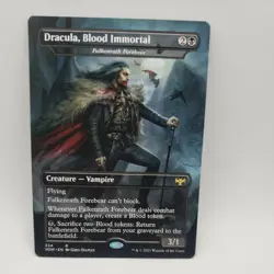 Dracula, Blood Immortal / Falkenrath Forebear Showcase Extended Crimson Vow MTG - Image 1