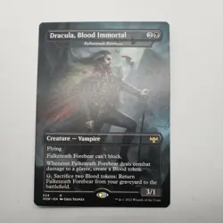 Dracula, Blood Immortal / Falkenrath Forebear Showcase Extended Crimson Vow MTG - Image 2