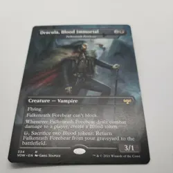 Dracula, Blood Immortal / Falkenrath Forebear Showcase Extended Crimson Vow MTG - Image 3