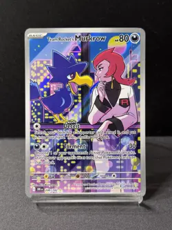 Pokemon Team Rocket's Murkrow 200/182 Sv10: Destined Rivals Holo - Image 1