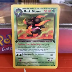 Pokemon TCG First Edition Dark Gloom 36/82 Team Rocket Regular Uncommon WOTC - Image 3