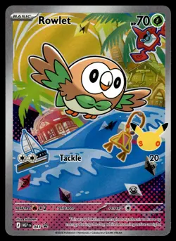 ROWLET LITTEN POPPLIO - 043 044 045 - FIRST PARTNERS ILLUSTRATION PROMO NM - Image 4