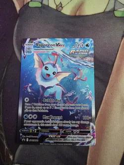 Pokemon TCG Vaporeon VMAX SWSH182 Sword & Shield Promo - Image 2
