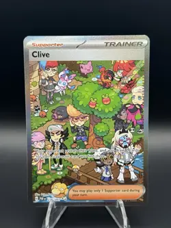 NM Clive Special Illustration Rare SV: Paldean Fates 236/091 Pokemon TCG - Image 1