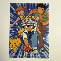 1999 Topps Pokemon the First Movie Checklist Blue Logo 1st - Near Mint - Image 1