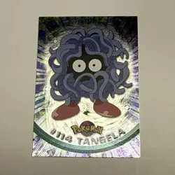 2000 Topps Pokemon Blue Logo: Tangela Silver Holo Foil #114 - NM - Image 1