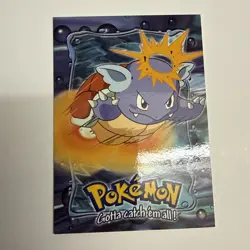 Topps Pokemon E7, E8, E9 - Squirtle, Wartortle, Blastoise Blue/Black Logo LP - Image 4