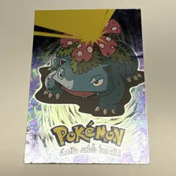 1999 Topps: Pokemon Venusaur #03 E3 of 12 Holo Foil Pokemon TCG Rare Card MP - Image 1