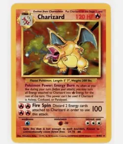 Pokemon TCG Charizard Base Set 4/102 Holo 1999-2000 Wizards Base Set... - Image 1