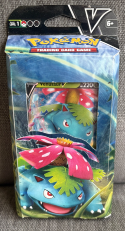 Pokemon Venusaur V Battle Neck Trading Card Game - 60 Ready to Play Card Deck - Image 1