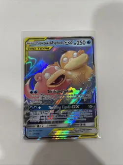 Pokemon TCG Slowpoke Psyduck GX Holo Card 35/236 Sm-Unified Minds - Image 1