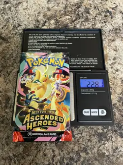 VERY HEAVY! 22.81 Pokemon TCG Ascended Heroes Booster Pack (SEALED) - Image 1