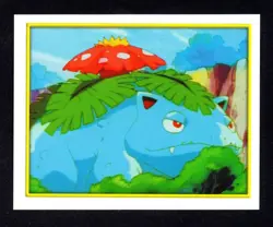 VENUSAUR STICKER #125 POKEMON SERIES 2 COLLECTION MERLIN 2000 (BLUE ALBUM) - Image 1