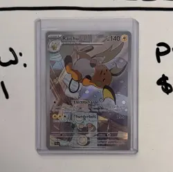 Pokemon Raichu Full Art Holo 211/193 Sv02 Paldea Evolved Card - Image 1