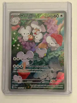 Pokemon Maushold 226/193 Illustration Rare Full Art Holo Paldea Evolved Card - Image 2