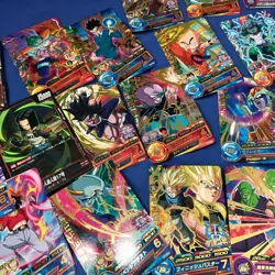 Super Dragon Ball Heroes 50 Card Lot Holos Cardass Mixed Set Japanese Bandai #3 - Image 4