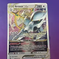 Arceus VSTAR - (Metal Card) 123/172 Miscellaneous Cards & Products Holo Mp - Image 1