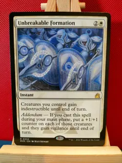 Unbreakable Formation - Ravnica Remastered - Rare - NM - MTG - Image 1