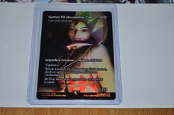 MTG magic FINAL FANTASY rare GARNET TIL ALEXANDROS 17th FOIL FCA #24 showcase - Image 3