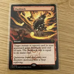 Flashback | Extended Art | Non-Foil | Secrets of Strixhaven | MTG - Image 1