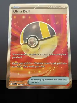 Pokemon Ultra Ball 264/217 Me: Ascended Heroes Full Art Secret Rare Holo - Image 1