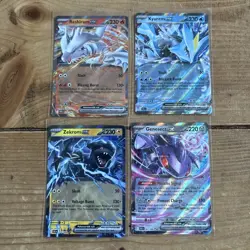 Black Bolt White Flare EX Bundle x4 Pokemon - Reshiram 20/086 034/086 067/064 NM - Image 1