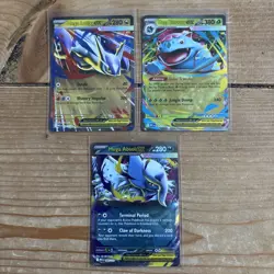 Pokemon Mega Evolutions EX Bundle x3 Mega Venusaur 003/132 100/132 086/132 - NM - Image 1