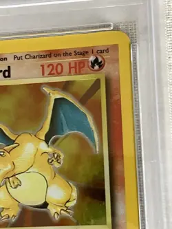 2002 Pokemon Legendary Collection #3 Charizard Holo PSA 5 - Image 3