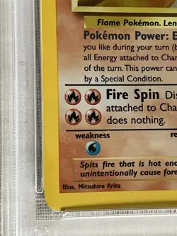 2002 Pokemon Legendary Collection #3 Charizard Holo PSA 5 - Image 5