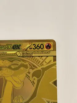 Pokemon TCG Mega Charizard EX 130/092 Phantasmal Flames SIR Gold Mega Hyper Rare - Image 5