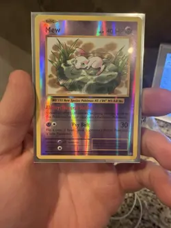 Pokemon 2016 Mew 53/108 XY Evolutions Reverse Holo Card - Image 2