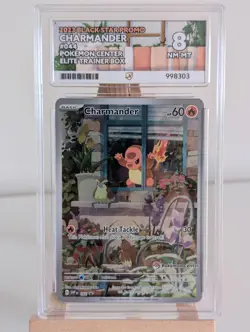 Pokemon TCG Charmander SVP 044 Stamped Promo Card Pokemon Center Ace 8 - Image 1