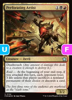 MTG Perforating Artist Foundations Uncommon Uncommon Creature NM - Foil - Image 1