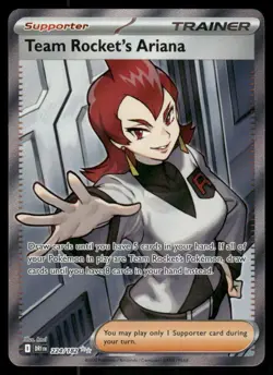 Pokemon Cards Team Rocket's Ariana 224/182 Destined Rivals Ultra Rare NM - Image 1