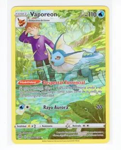 ~ESP~ SPANISH Vaporeon Brilliant Stars TG02 Pokemon Card (G4) - Image 1