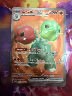 Scovillain ex 216/191 Holo Shiny Pokemon TCG Card Surging Sparks 2025 NEAR MINT - Image 1