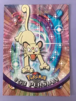 Persian - #53 Series 1 (Topps) Pokemon Card Animation 1999 Blue Label Near Mint - Image 1