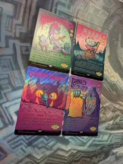 MTG Rainbow Foil Goblin Lackey Recruiter Matron & Muxus NM Unplayed Secret Lair - Image 5