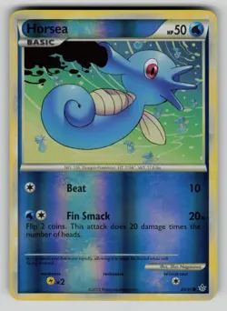 Horsea 49/95 Common HGSS Unleashed Pokemon Reverse Holo NM - Image 1