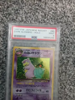 Pokemon Dark Slowbro Rocket Gang 80 Card NM Condition Japanese Team PSA 9 - Image 2