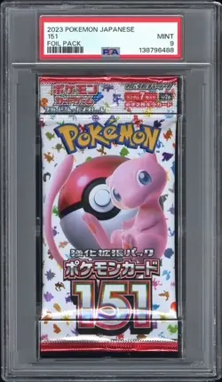 PSA 9 - GRADED 151 BOOSTER PACK - SV2a JAPANESE - MEW - POKEMON - Image 1