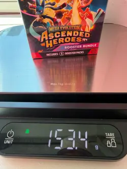 153.4 EXTRA HEAVY! Pokemon Ascended Heroes Booster Bundle - Possible GOD PACK🔥 - Image 1