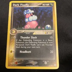 Dark Flaaffy 33/109 Pokemon Team Rocket Returns Vintage Non Holo LP - Image 1